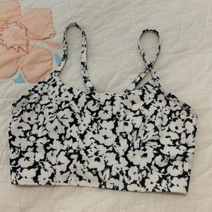 Forever 21 black and white print, racerback sports soda